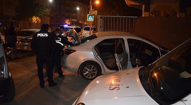 Polisin dur ihtarına uymayan sürücü otomobili bırakıp kaçtı