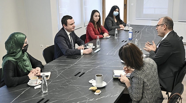 Priştine Büyükelçisi Sakar&#039;dan Kosova ana muhalefet partisi liderine ziyaret