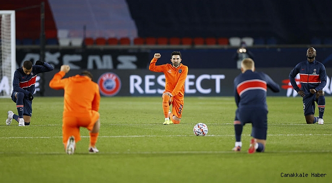 PSG ve Başakşehir'den ırkçılık protestosu