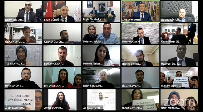 "Ziya Öğretmen ile Eğitim Buluşmaları" Elazığ'daydı