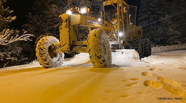 Rize&#039;de 89 köy yolu kar nedeniyle ulaşıma kapandı