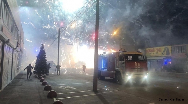Rusya&#039;da havai fişek fabrikasında patlama