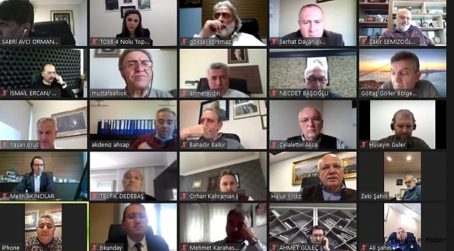 Sadıkoğlu, TOBB Orman Ürünleri Meclis toplantısına başkanlık yaptı