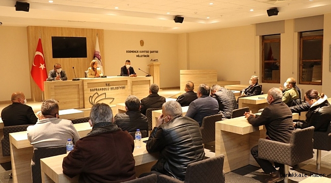 Safranbolu Belediyesi'nde yılın son muhtarlar toplantısı gerçekleştirildi