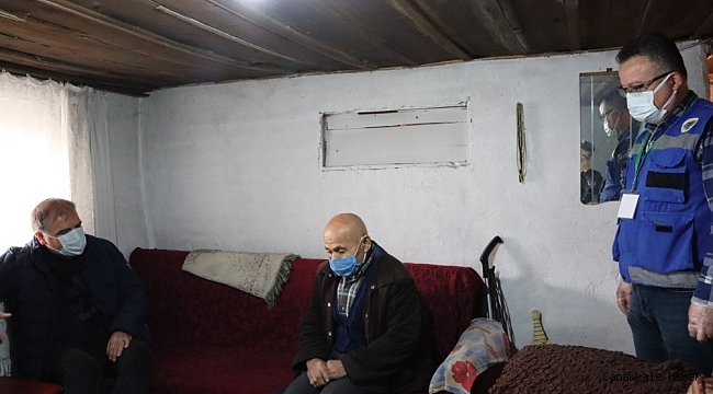 Safranbolu Kaymakamı Türköz'den 65 yaş üzeri vatandaşlara ziyaret