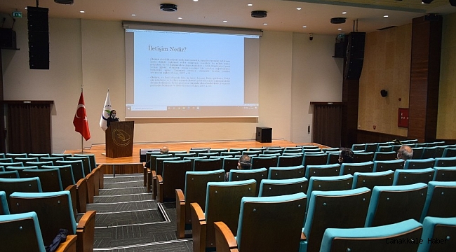 Sağlık iletişiminin önemi anlatıldı