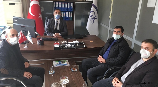 Sağlık-Sen Şırnak Şube Başkan Yardımcısı Yalçın, SGK Müdür Vekili Tatar ile görüştü