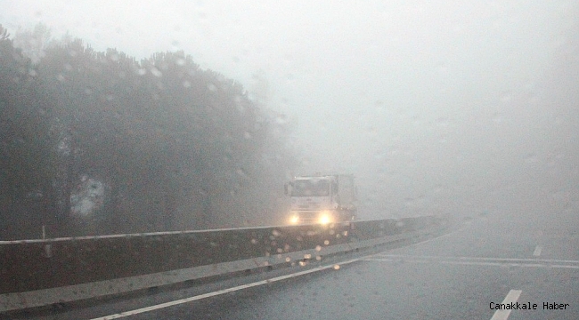 Sakar geçidinde görüş 5 metreye düştü