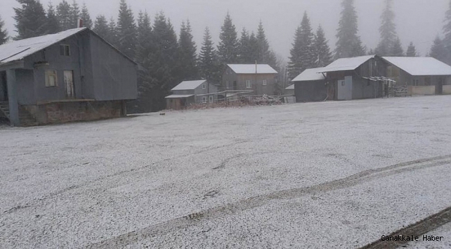 Sakarya&#039;nın Dikmen Yaylası ve Keremali Dağı beyaz gelinliğini giydi