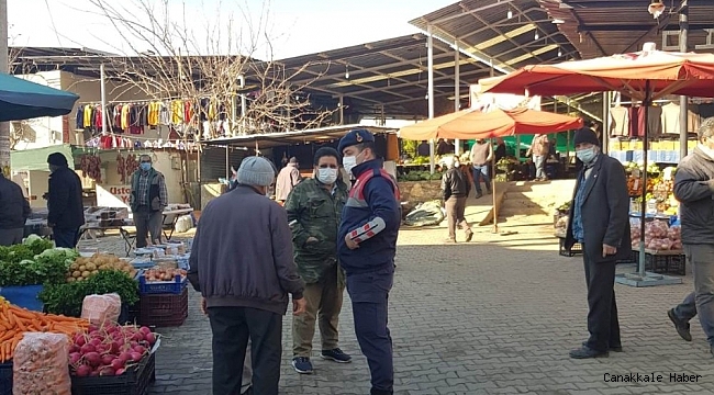 Salihli jandarmadan pazaryerlerine sıkı denetim