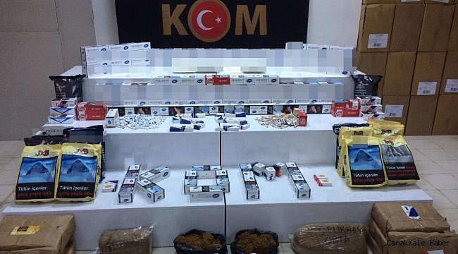 Samsun&#039;da kaçak tütün mamulleri operasyonu