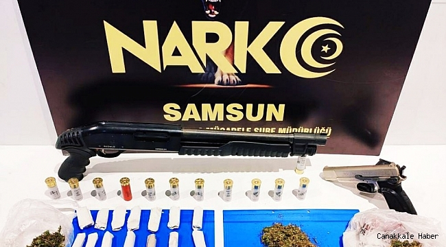 Samsun&#039;da uyuşturucu operasyonu: 2 gözaltı