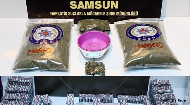 Samsun&#039;da uyuşturucu operasyonu: 5 gözaltı