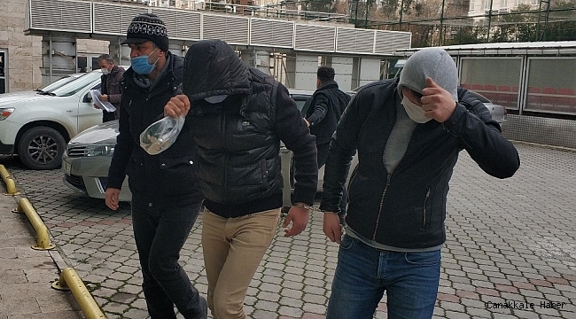 Samsun&#039;da uyuşturucudan 4 kişi adliyede
