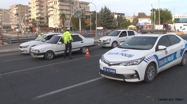 Şanlıurfa&#039;da 199 kişiye 617 bin TL para cezası kesildi