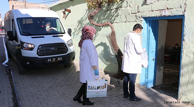 Şanlıurfa&#039;da bakıma muhtaçlara yemek yemek desteği