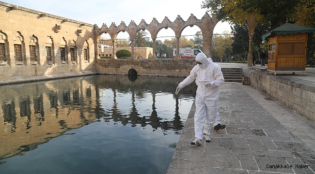 Şanlıurfa'da boş kalan tarihi mekanlar ilaçlandı