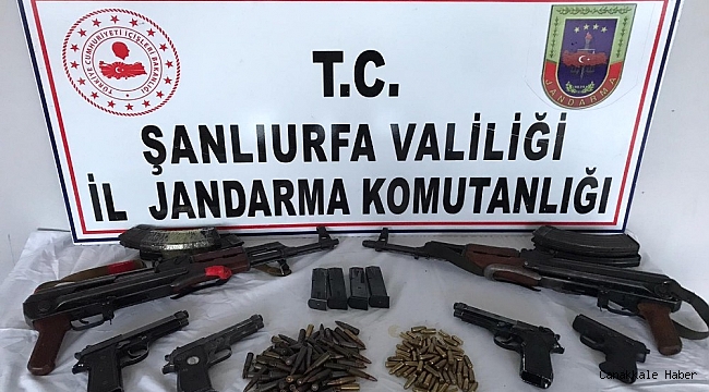 Şanlıurfa'da silah kaçakçılığı ve uyuşturucu operasyonu: 5 tutuklama