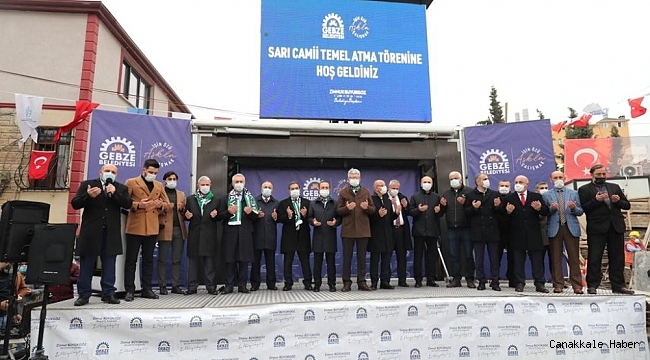 Sarı Cami Projesi&#039;nin temeli dualarla atıldı