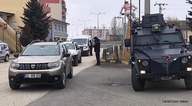 Sarıkamış'ta polisten sıkı denetim