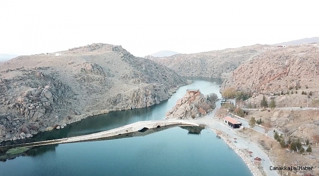 Selçuklu yadigarı Çeşnigir Köprüsü ve Kanyonu sessizliğe büründü