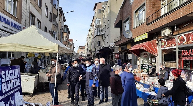 Semt pazarında HES kontrolü