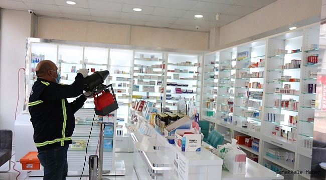 Serdivan'da tüm eczaneler dezenfekte ediliyor