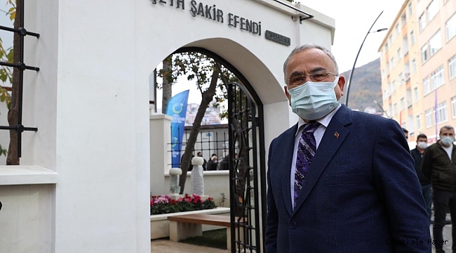Şeyh Şakir Efendi Türbesi ziyarete açıldı