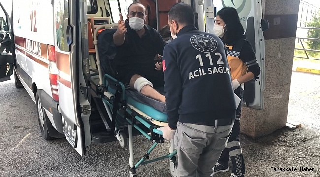 Silahla vurulan şahıs sedyeden inip gazeteciye saldırmaya çalıştı