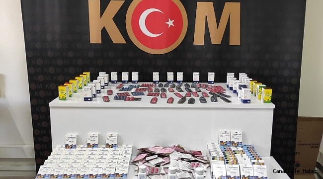 Silifke&#039;de 2 bin 482 cinsel içerikli kaçak hap ele geçirildi