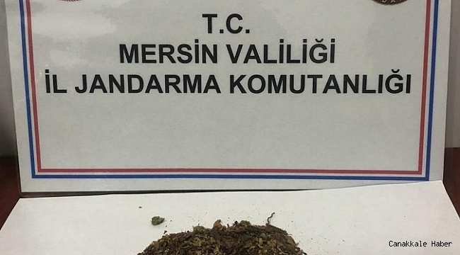 Silifke&#039;de iki şüpheli 30 gram esrar ile yakalandı