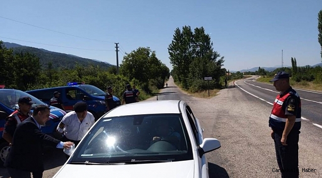 Simav&#039;da 75 araç trafikten men edildi