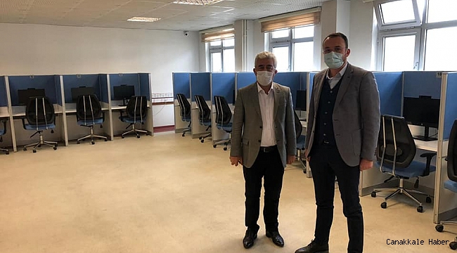 Simav'da e-sınav merkezi açıldı