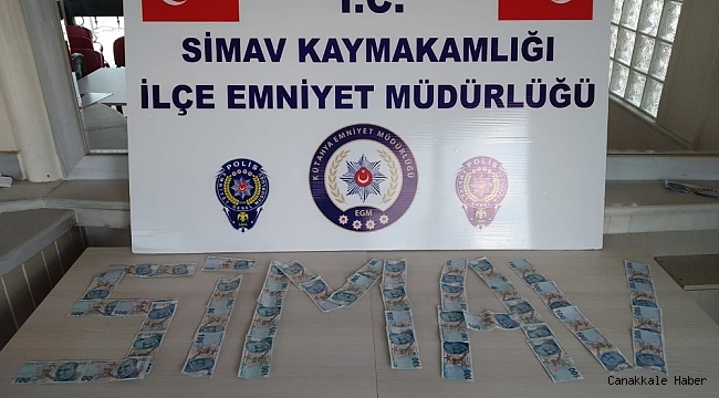 Simav'da sahte para operasyonu: 2 gözaltı
