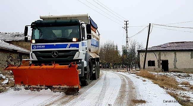 Sincan Belediyesi araç filosuna eklediği yeni araçlarla kışa hazır