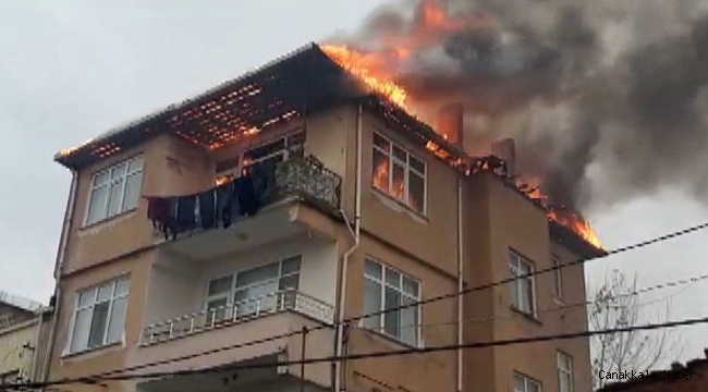 Sinop&#039;ta ev yangını