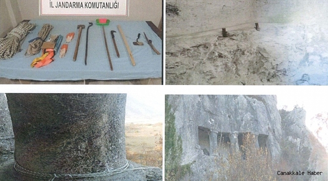 Sinop&#039;ta kaçak kazı yapanlara suçüstü