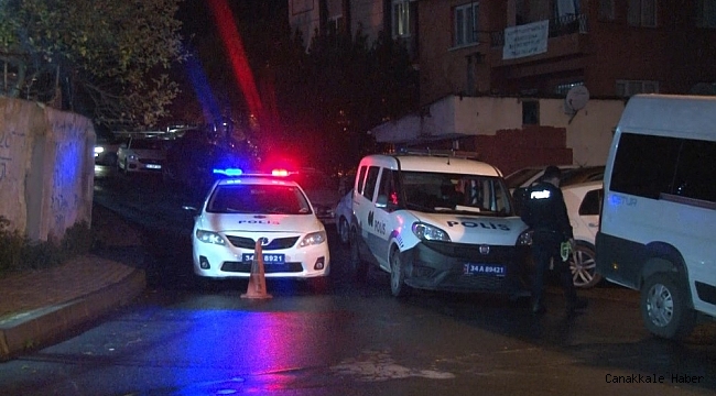 Şişli&#039;de evde başlayan silahlı kavga sokakta bitti:1 yaralı
