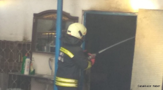 Sobaya dökülen yanıcı madde parlamaya neden oldu: 1 yaralı