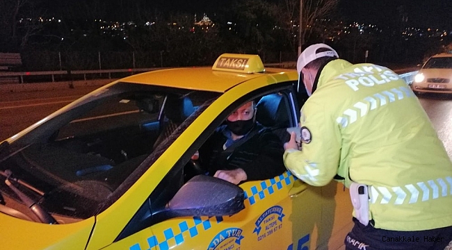 Sokağa çıkma kısıtlaması denetimleri devam ediyor