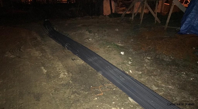 Sokağa çıkma kısıtlamasında demir çalan şahıslara suçüstü