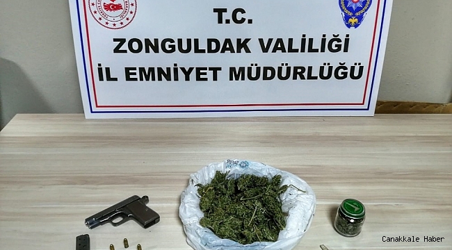 Sokağa çıkma kısıtlamasında uyuşturucu ile yakalandı