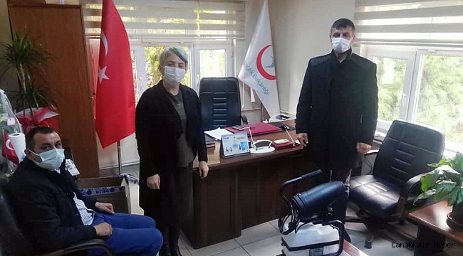 Söke MHP&#039;den İlçe Sağlık Müdürlüğü&#039;ne Dezenfektan Cihazı bağışı