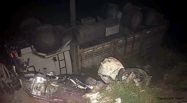 Söke&#039;de kamyonun çarptığı motosiklet sürücüsü hayatını kaybetti