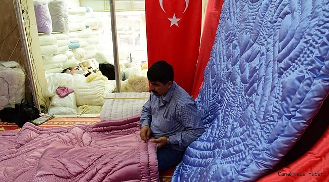 Son yorgancı çırağı mesleği yaşatmaya çalışıyor