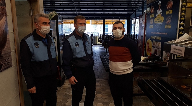 Sultangazi&#039;de işletmelere korona virüs denetimi