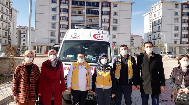 Suluovalı AK kadınlardan sağlıkçılara özel ikram