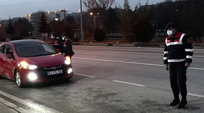 Sungurlu'da polis ve jandarmadan denetim