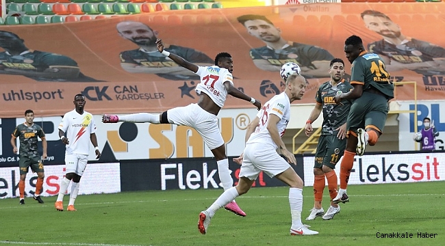 Süper Lig: Aytemiz Alanyaspor: 1 - Yeni Malatyaspor: 1