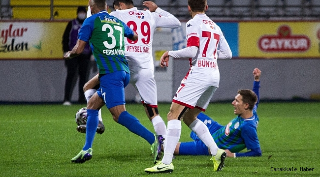 Süper Lig: Çaykur Rizespor: 1 - Fraport TAV Antalyaspor: 0